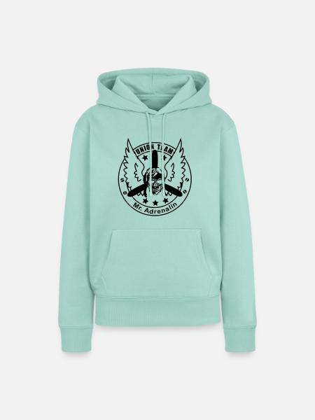 Union team Mr. Adrenalin - Frauen Premium Bio Hoodie - Mint 