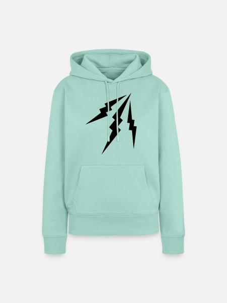 lightning - Frauen Premium Bio Hoodie - Mint