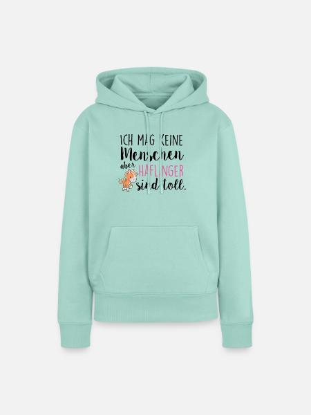 Haflinger sind toll - Frauen Premium Bio Hoodie - Mint 