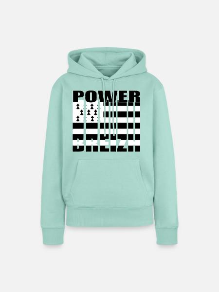 Breizh Power - Frauen Premium Bio Hoodie - Mint 