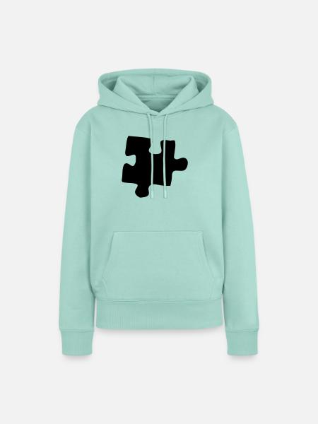 puzzle - Frauen Premium Bio Hoodie - Mint