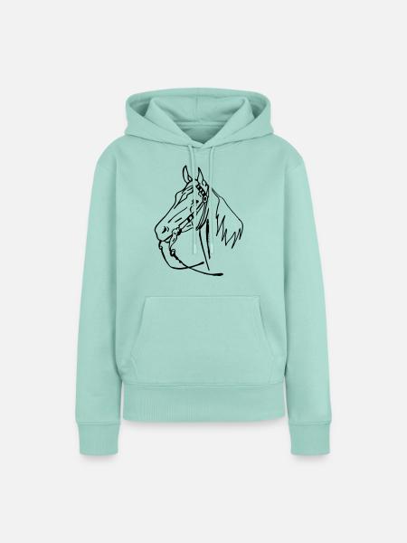westernhorse - Frauen Premium Bio Hoodie - Mint