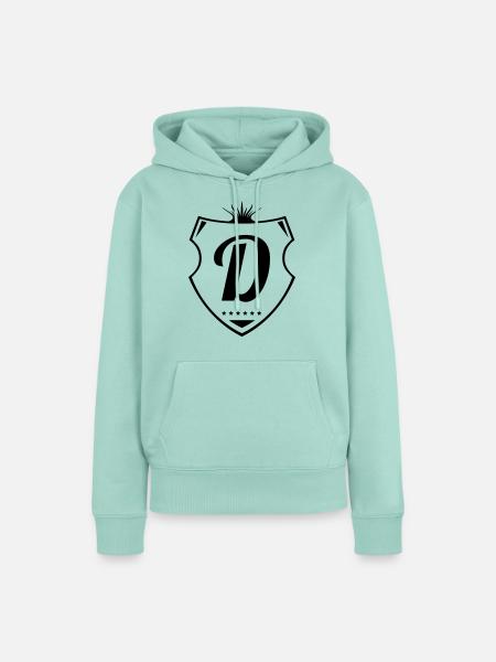 d letter - Frauen Premium Bio Hoodie - Mint 