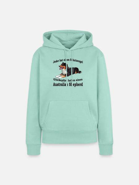 Schutzengel Aussie S - Frauen Premium Bio Hoodie - Mint