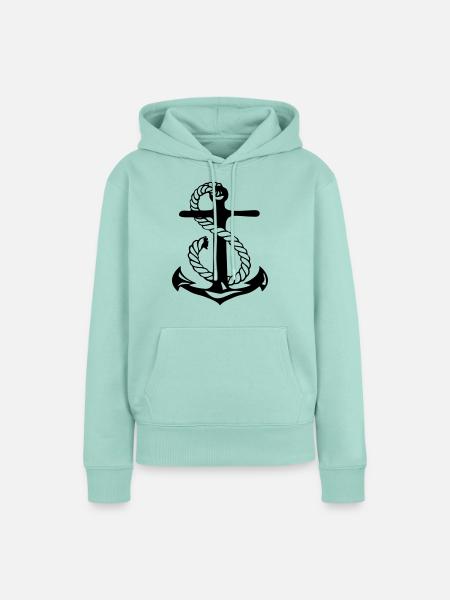 anker - Frauen Premium Bio Hoodie - Mint