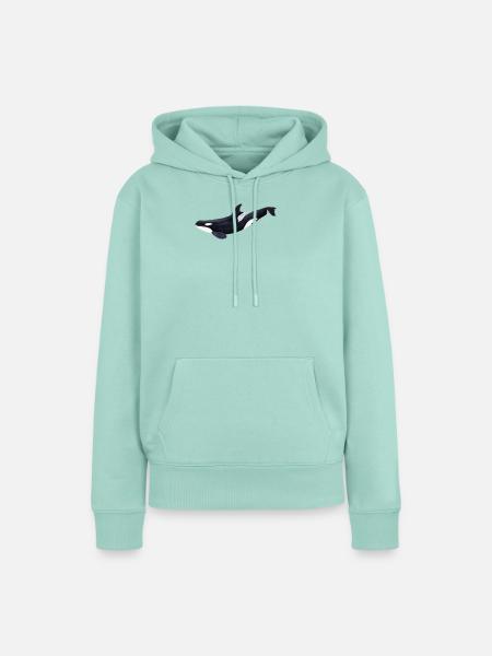 Orca - Schwertwal - ecause - Frauen Premium Bio Hoodie - Mint 