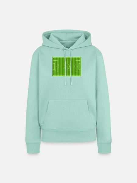 Zeig deine Farben – Fußball - Frauen Premium Bio Hoodie - Mint