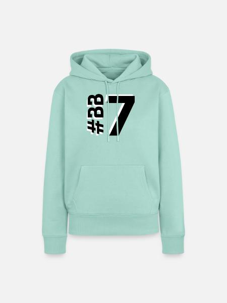 BB7-KARTON - Frauen Premium Bio Hoodie - Mint 