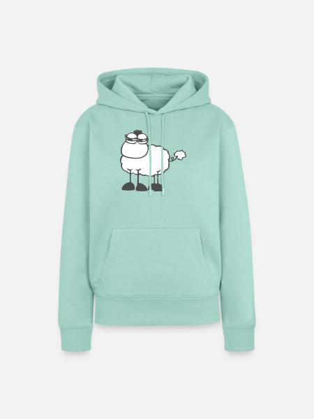 skeptischesSchaf - Frauen Premium Bio Hoodie - Mint 