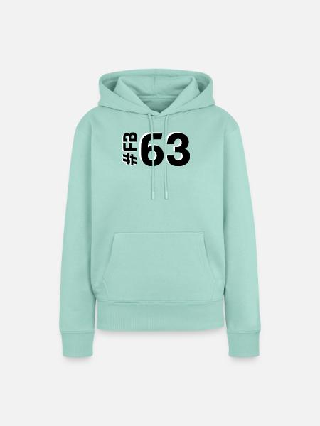 FB63 2025 - Frauen Premium Bio Hoodie - Mint 