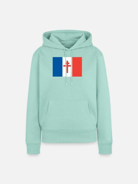 France Libre - Frauen Premium Bio Hoodie - Mint