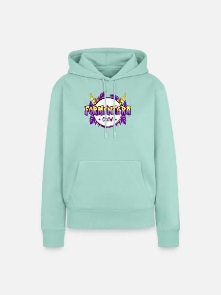 Formentera Crew Bunt - Frauen Premium Bio Hoodie - Mint