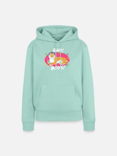 Tiger Lounge RAR BOYS! - Frauen Premium Bio Hoodie - Mint 