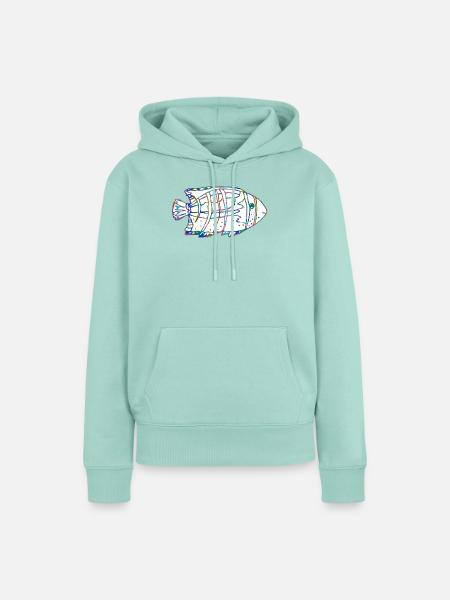 Fisch - Frauen Premium Bio Hoodie - Mint