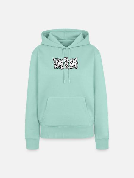 Dresden Graffiti Hip Hop - Frauen Premium Bio Hoodie - Mint