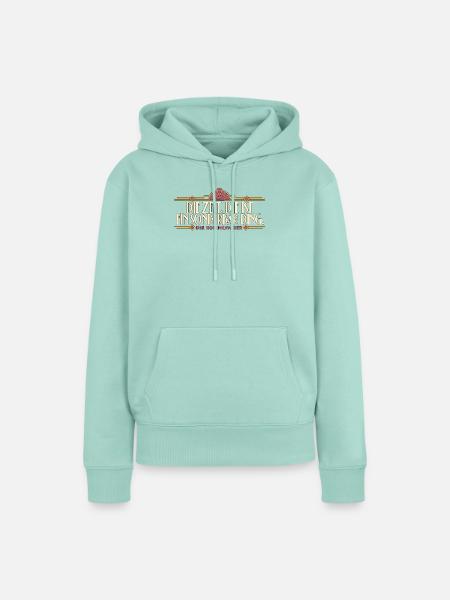 Rosenkavalier - Zeit - Frauen Premium Bio Hoodie - Mint