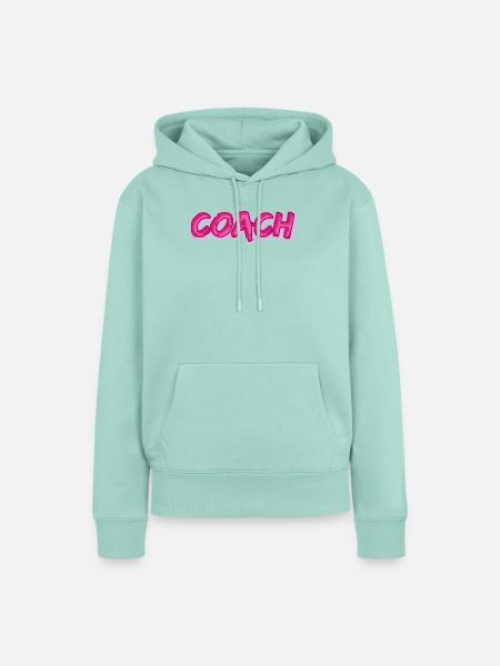 Job Coach - Frauen Premium Bio Hoodie - Mint 