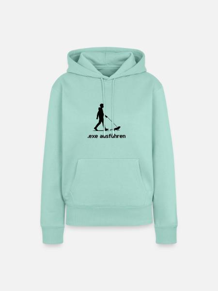 .exe ausführen ADMIN - Frauen Premium Bio Hoodie - Mint 