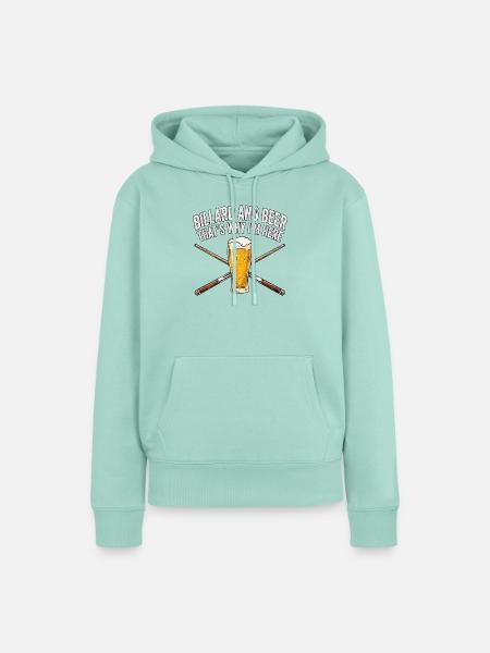 Billard Bier Bar - Frauen Premium Bio Hoodie - Mint