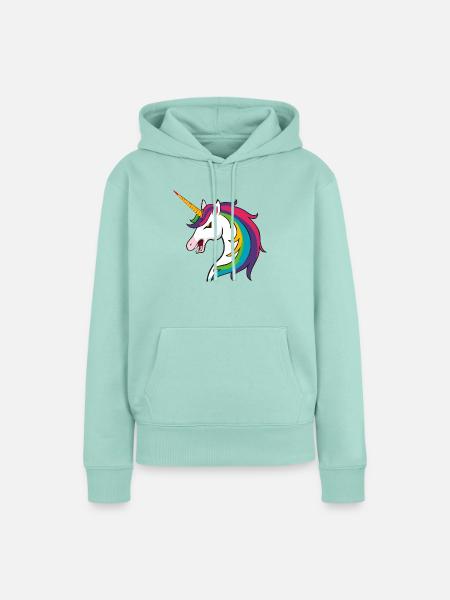 Unicron Evil - Frauen Premium Bio Hoodie - Mint