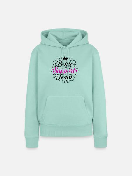 Braut Support Team - Frauen Premium Bio Hoodie - Mint