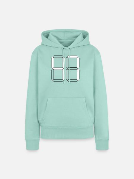 NUMMER 47 Siebenundvierzig Geschenk Digital - Frauen Premium Bio Hoodie - Mint