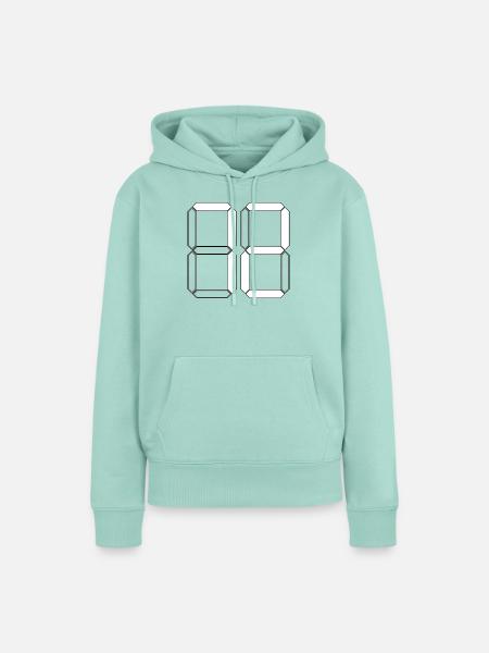 NUMMER 72 Zweiundsiebzig Geschenk Digital - Frauen Premium Bio Hoodie - Mint 