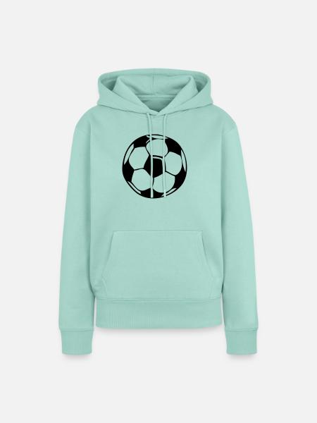 fußball - Frauen Premium Bio Hoodie - Mint