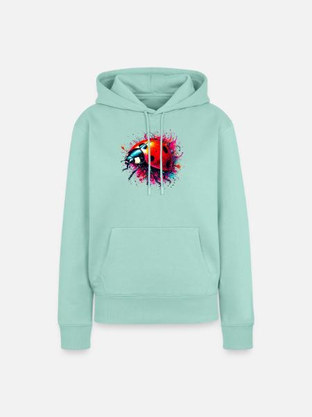 Marienkäfer - Frauen Premium Bio Hoodie - Mint