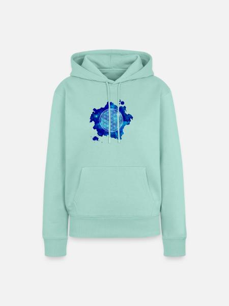 blume des lebens - Frauen Premium Bio Hoodie - Mint 