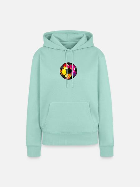 fussball farben - Frauen Premium Bio Hoodie - Mint 