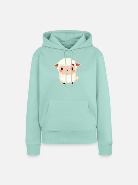 Schaf - Frauen Premium Bio Hoodie - Mint