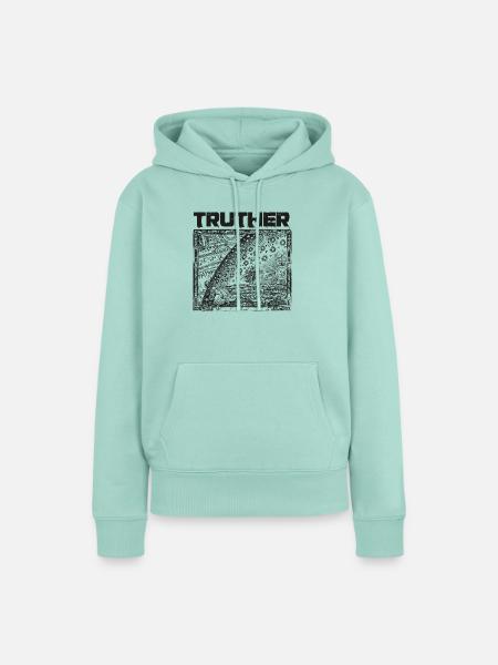 Truther Flammarion Engraving - Frauen Premium Bio Hoodie - Mint 