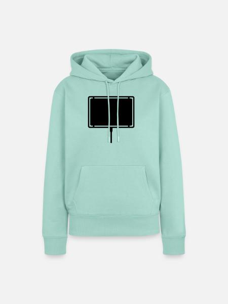 ortsschild - Frauen Premium Bio Hoodie - Mint 