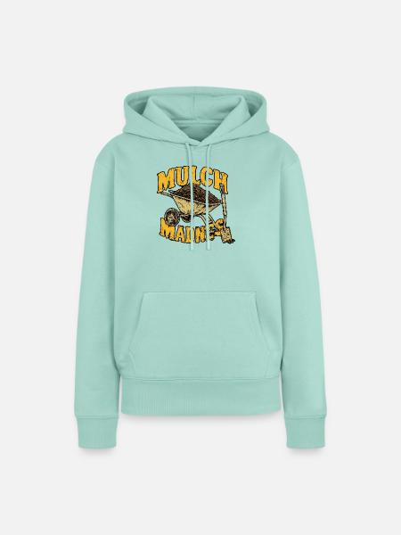 Mulch Madness-Schubkarre - Frauen Premium Bio Hoodie - Mint