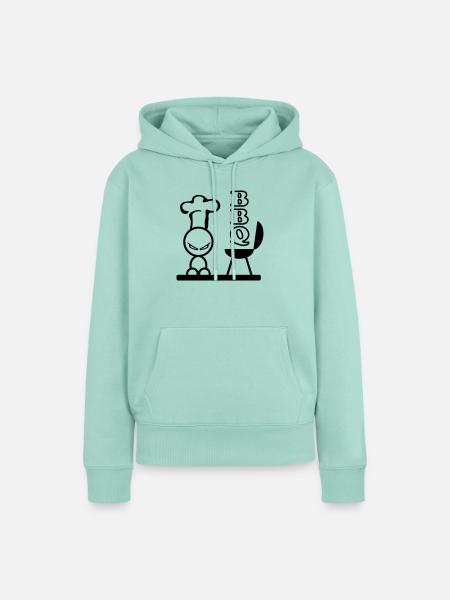 grill - Frauen Premium Bio Hoodie - Mint 