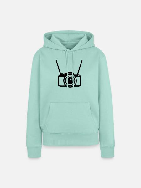 Kamera - Frauen Premium Bio Hoodie - Mint