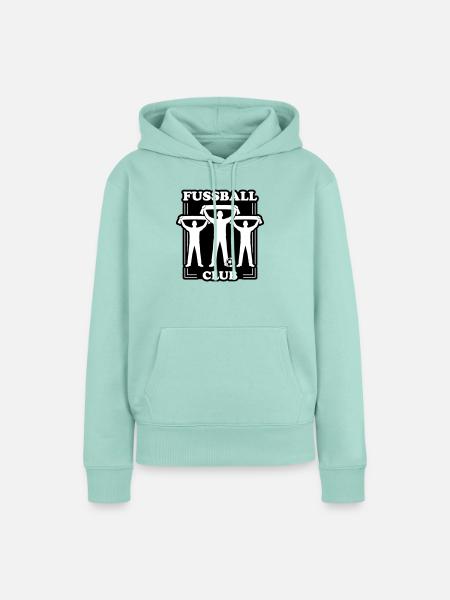 Fussball Club Fans - Frauen Premium Bio Hoodie - Mint