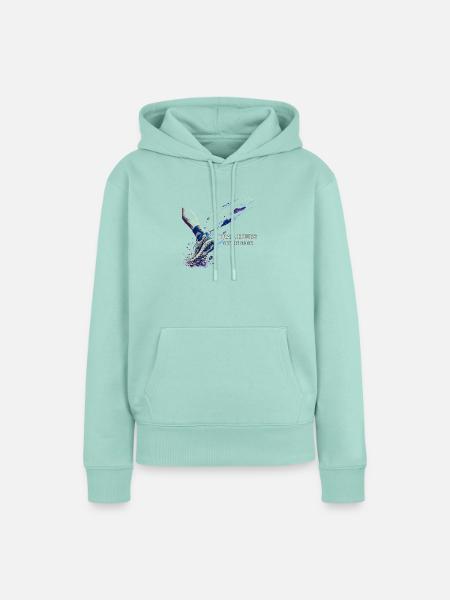 Stunden Trail vor Lärm - Frauen Premium Bio Hoodie - Mint
