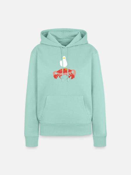 Crab-n-Gull - Frauen Premium Bio Hoodie - Mint