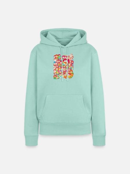 Die Königin und ihr Volk - Frauen Premium Bio Hoodie - Mint