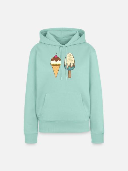 Eis - Frauen Premium Bio Hoodie - Mint