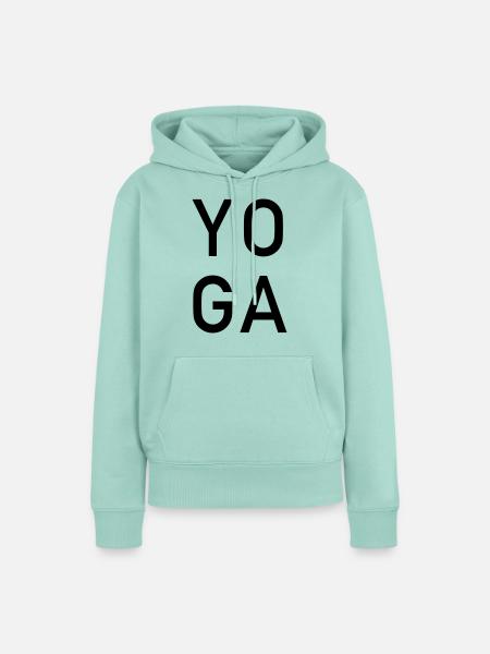 Yoga - Frauen Premium Bio Hoodie - Mint