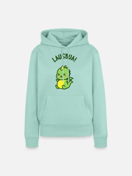 Lausbua - Frauen Premium Bio Hoodie - Mint