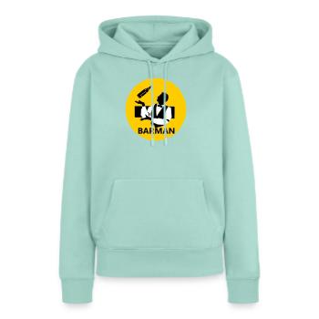 Barkeeper - Frauen Premium Bio Hoodie - Mint  - Vorne - Julia (174cm)