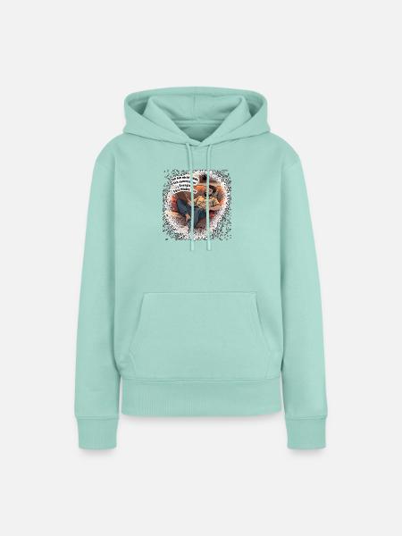 Energie fürs Nichts Tun - Frauen Premium Bio Hoodie - Mint