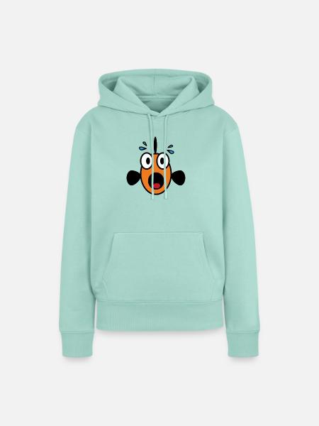 Panic Fish - Frauen Premium Bio Hoodie - Mint 
