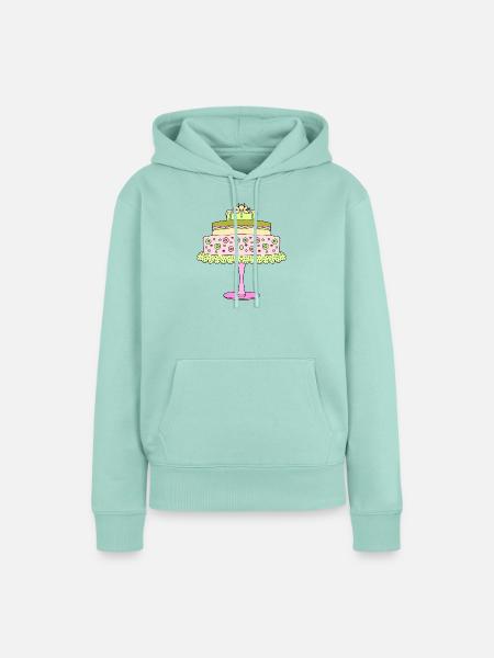 Kuchen - Frauen Premium Bio Hoodie - Mint