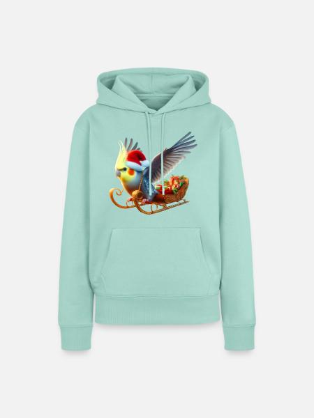 Weihnachtsnymph (02) - Frauen Premium Bio Hoodie - Mint