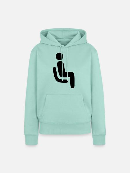 Reisen - Sitzen - Frauen Premium Bio Hoodie - Mint